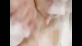 busty asian soapy tease.