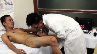 Examined twink barebacked by his asian doctor