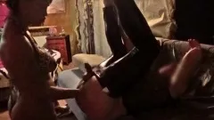 Interracial amateur fisting and squirting orgasms