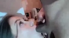 Webcam couple tries blindfolded sex