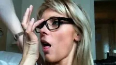 Big ass MILF fucked and facialized on webcam