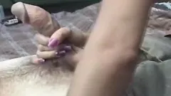 Nasty brunette girl with tiny boobs has a passion for cock and semen