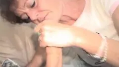 Nasty babe CJ flashes her curves and wraps her hot lips around a dick