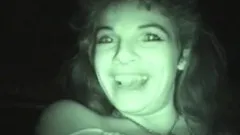 Naugthy amateur slut touches herself and sucks a thick pole in the car