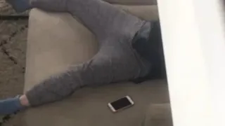 I caught my mom masturbating