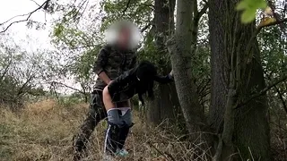 Public Agent Mouthful of cum and fuck for sexy brunette