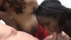 Ebony bitches are hard up for cash and give him head for a payday