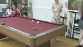  Amateur sluts playing strip pool