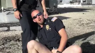 Gay man police muscle porn Apprehended Breaking and Entering