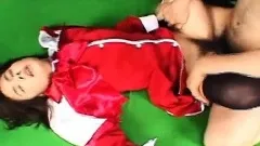 Japanese schoolgirl sits on his pecker, gets pumped and a load on her face