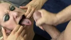 Horny blonde Angel Long can't get enough of a big dick filling her ass