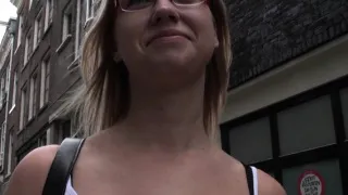 Blonde prostitute riding