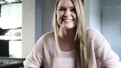 She's a barely legal cutie in dire need of a job as a babysitter