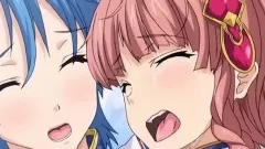 Two lovely young eye candies get their butts wrecked by a lusty dude