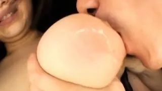 Japanese milfs shaking rod between their large tits