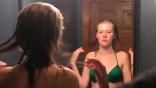 Voyeur Masturbates In Bathroom Showing Striptease