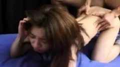 Petite Asian girl relishes every thrust of cock in her hairy snatch