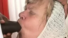 Horny mature woman with big boobs Sara gets fucked by the black doctor