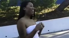 Two naughty young girls expose their bodies and share a dick in the back of the van