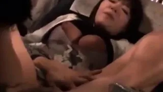 Nathaly exposes her big boobs in public