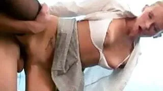 Petite blonde secretary fucking