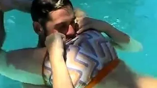 Teen gay twink exhibitionist Ayden, Kayden & Shane - Pooltim