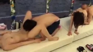 Japanese woman oral sex group sex