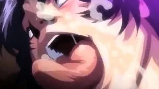 Maid ahegao hentai anime