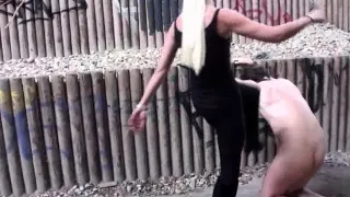 Princess Paris likes to kick