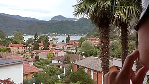 Mistress ignore her sub while he is licking her