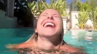 Lena Nicole Is Swimming Naked