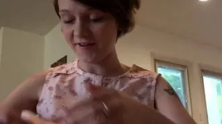 Hot girlfriend footjob and creampie