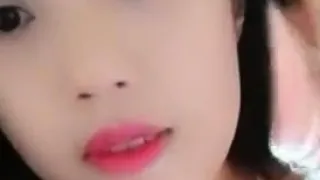 Asian teen masturbate with big toy