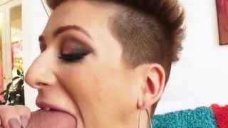 Big ass milf gaping and facial
