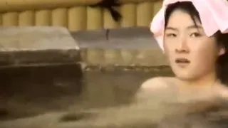 Japanese slut shows off her tight asian pussy on public boat
