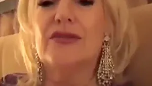 Gigolo & Rich mature prostitute with client in hotel room