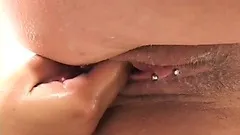 Chubby blonde lesbians gets romantic while sharing a soapy bath