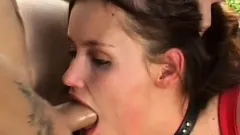 Saphire Rae gets her ass fucked until it is gaping open at the park