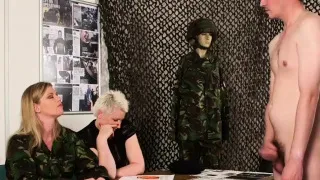 Military Officers Make Him Get Naked