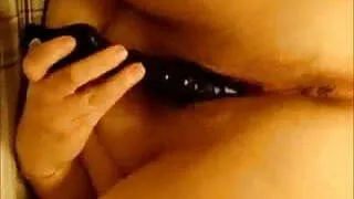 Horny Chubby Wife having multiple orgasms with toy