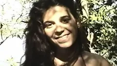 Two curvaceous Latinas eat out each other's juicy twats in the outdoors