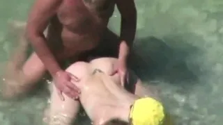 Kamasutra on the beach doggy style 2