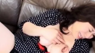 Asian mature widens wide to get licked and screwed hard