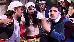 Banging hot blonde hussy gets fucked hard in a period piece porno