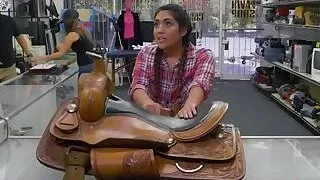 Amateur Babe Lexie Banderas hardcore anal sex for money