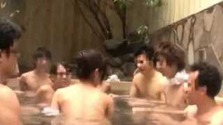 Japanese babe gets totally manhandled by horny dudes