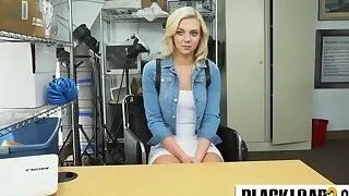 Busty blonde takes directors BBC deep and hard during audition