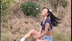 Cute Asian girl picked up for a photo shoot and gets his prick to shoot