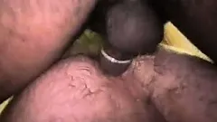 Two hairy bears are craving some hot chocolate in an interracial gay three way