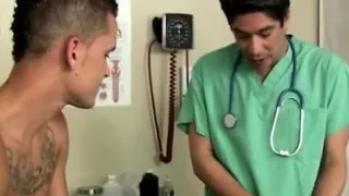 Old doctors examine teen boys and at the for injection gay I